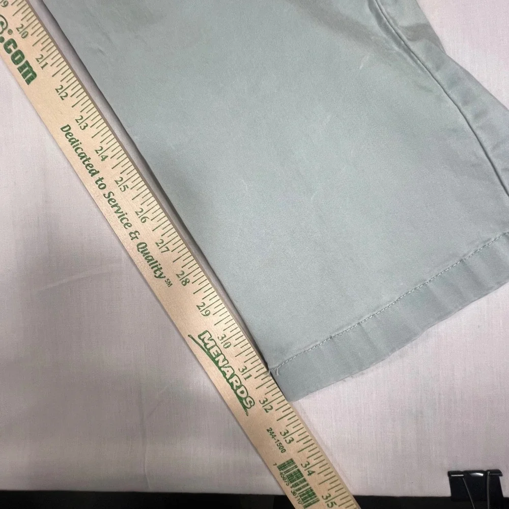 Tommy Bahama Boracay Chino Pants Mens 36x32 Light Green Stretch Straight Leg